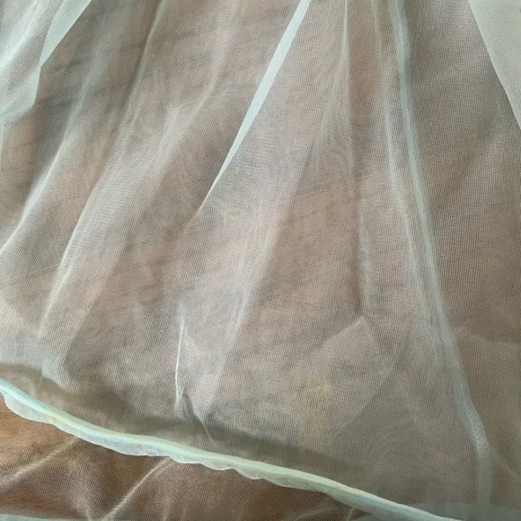 Vintage Vassarette Baby Blue Sheer Open Front Robe/Housecoat with Lace Sz Small - Picture 14 of 16